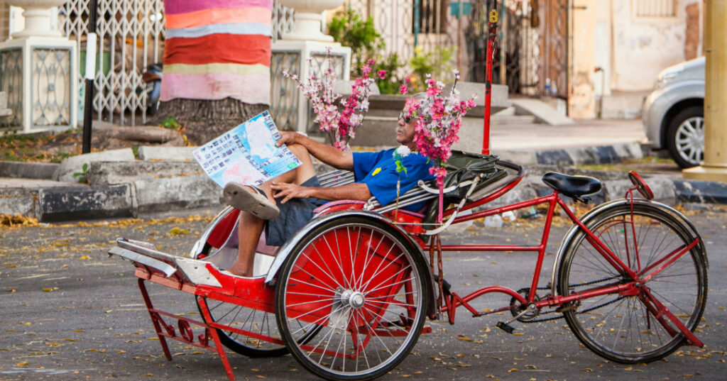 Pousse-pousse Penang - Visiter la Malaisie